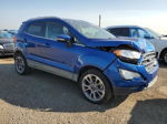 2019 Ford Ecosport Titanium Blue vin: MAJ6S3KL6KC287333