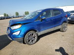 2019 Ford Ecosport Titanium Blue vin: MAJ6S3KL6KC287333