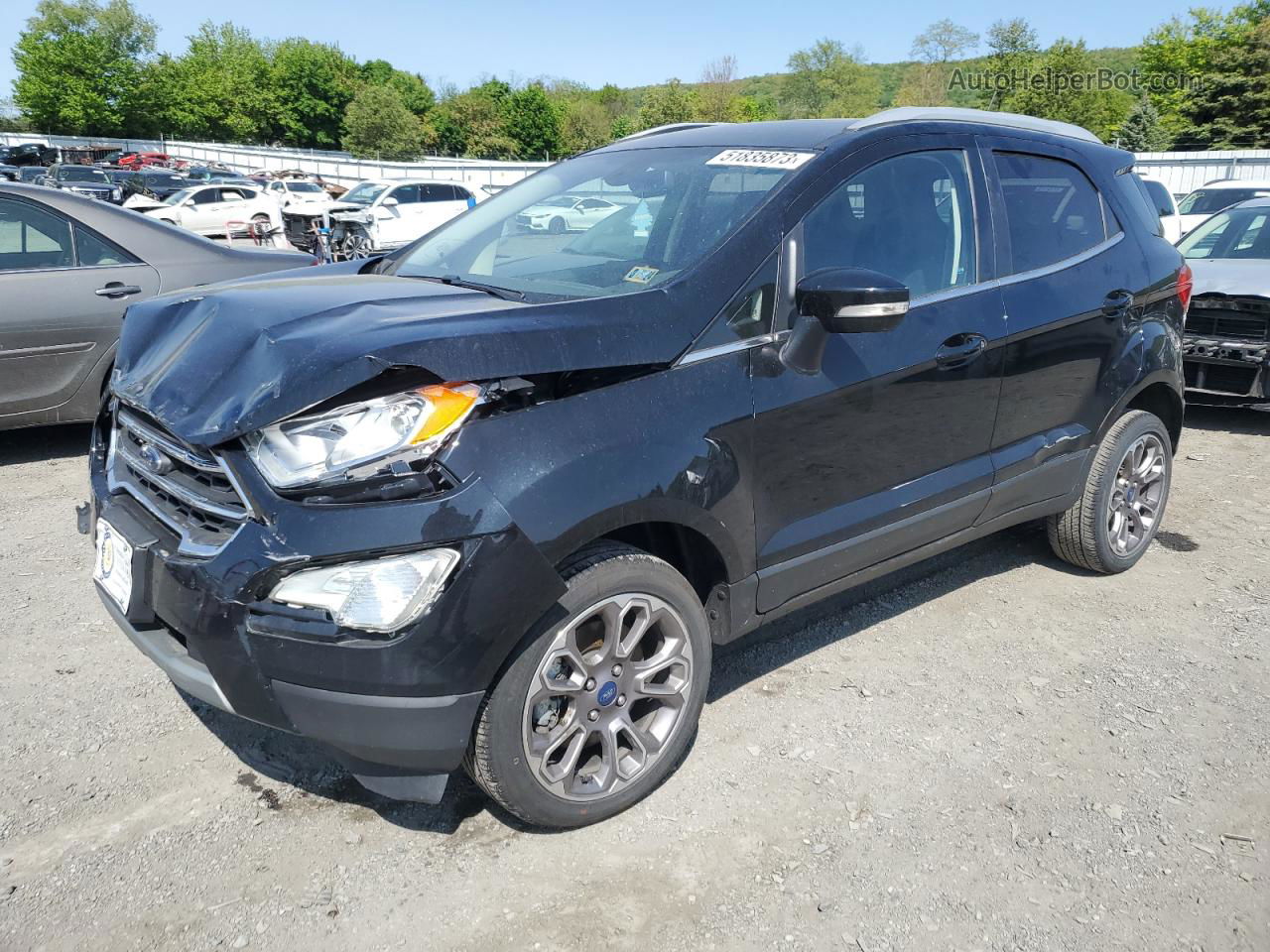 2019 Ford Ecosport Titanium Black vin: MAJ6S3KL6KC305183