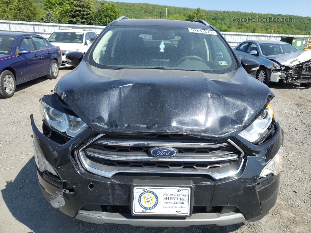 2019 Ford Ecosport Titanium Black vin: MAJ6S3KL6KC305183