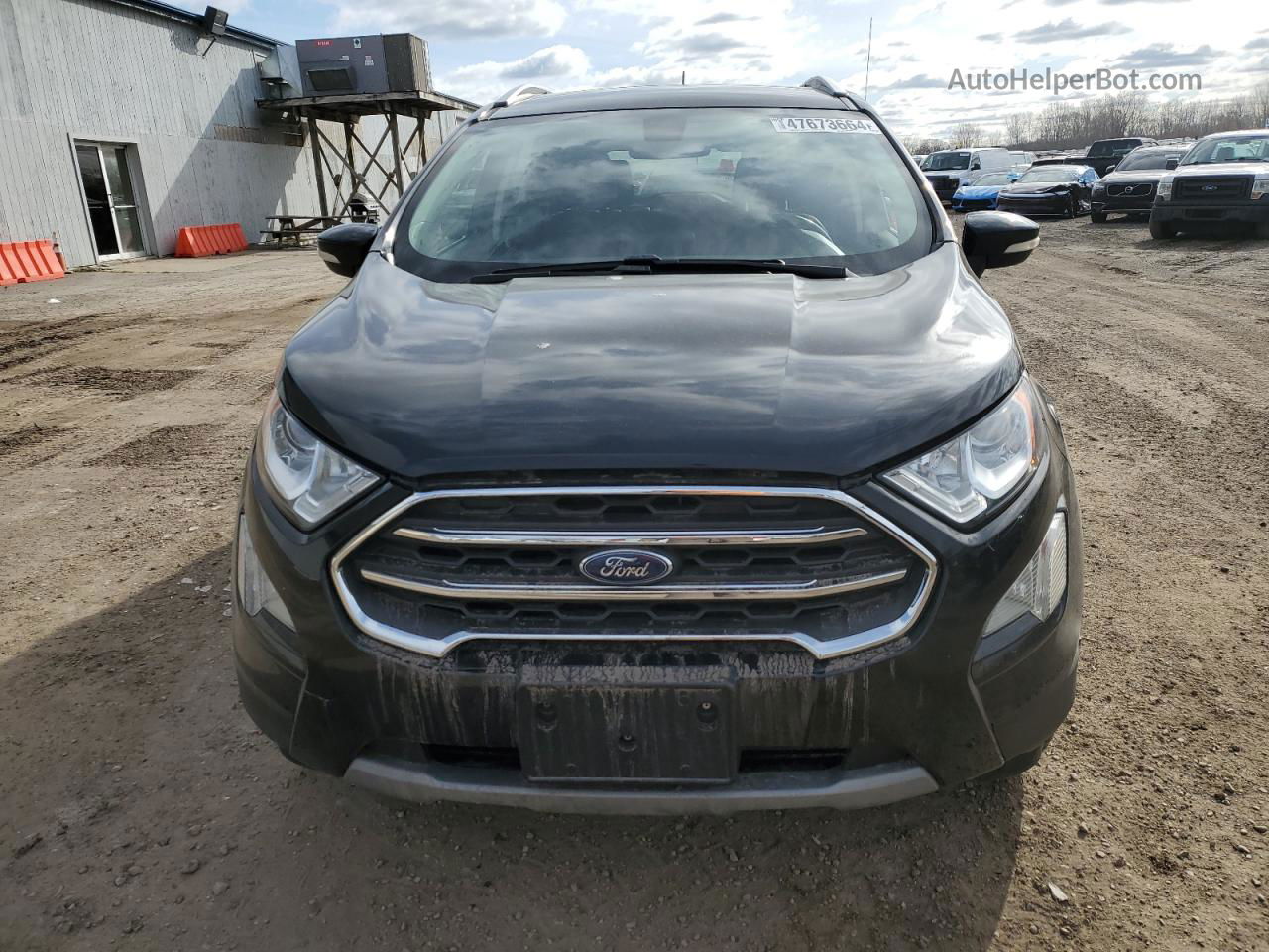 2020 Ford Ecosport Titanium Черный vin: MAJ6S3KL6LC351713