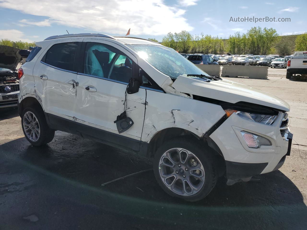 2020 Ford Ecosport Titanium White vin: MAJ6S3KL6LC354160