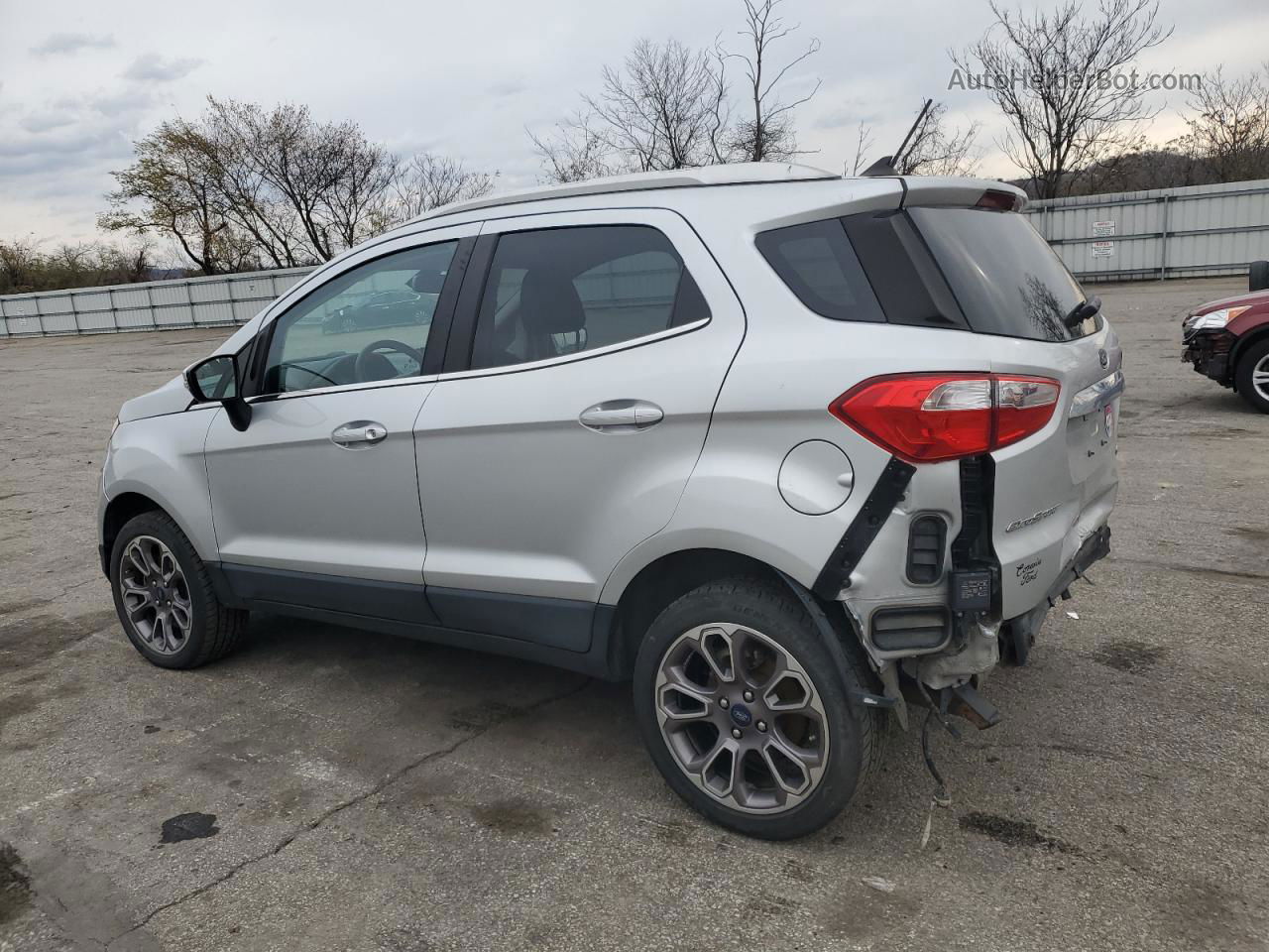 2020 Ford Ecosport Titanium Серебряный vin: MAJ6S3KL6LC355406