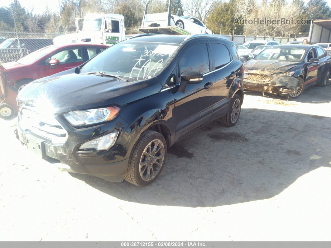 2019 Ford Ecosport Titanium Черный vin: MAJ6S3KL7KC307704