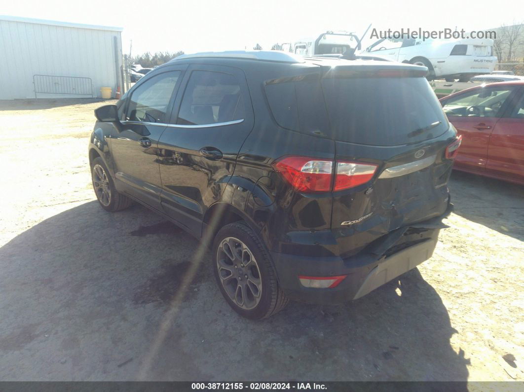 2019 Ford Ecosport Titanium Черный vin: MAJ6S3KL7KC307704