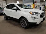 2019 Ford Ecosport Titanium White vin: MAJ6S3KL7KC310800