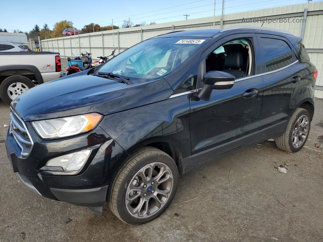 2020 Ford Ecosport Titanium Black vin: MAJ6S3KL7LC333771