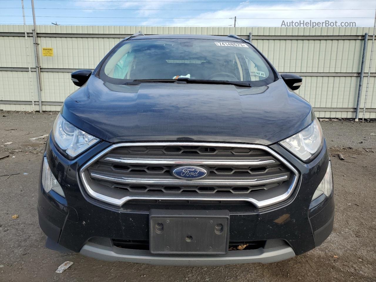 2020 Ford Ecosport Titanium Black vin: MAJ6S3KL7LC333771