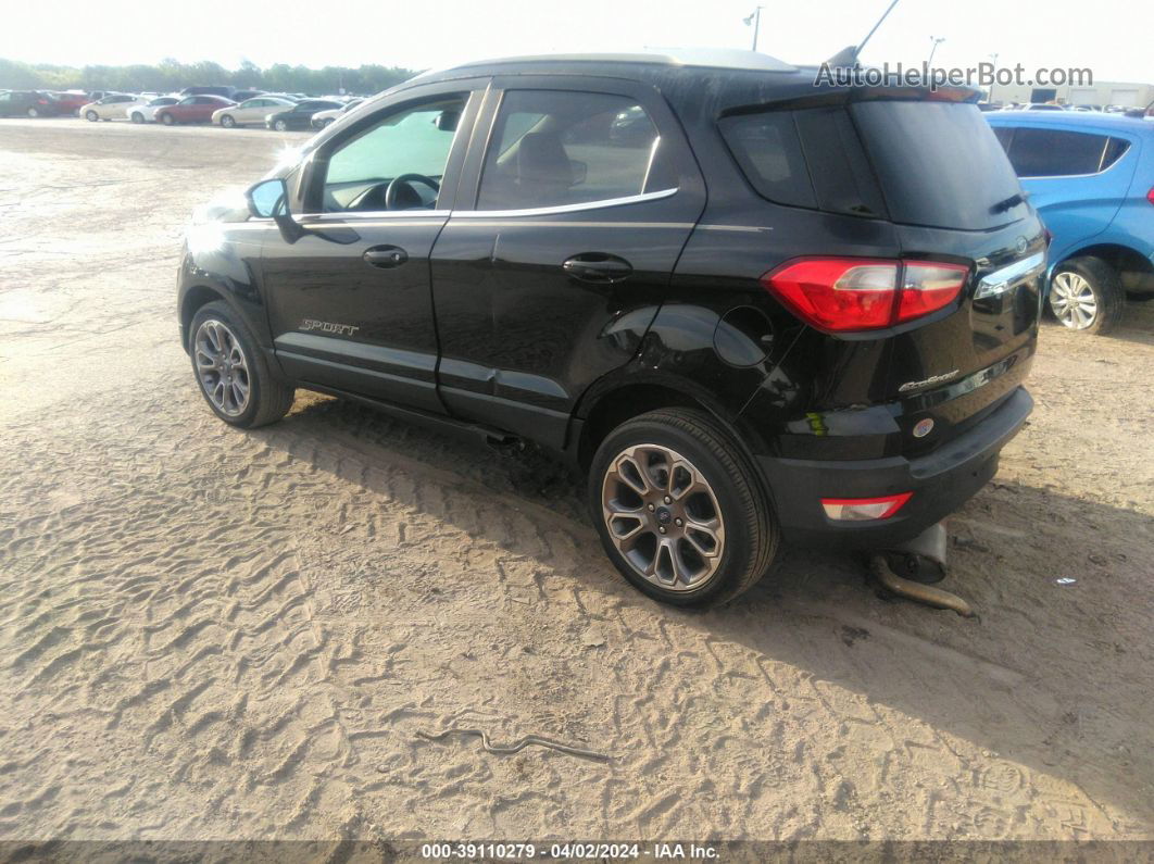 2020 Ford Ecosport Titanium Черный vin: MAJ6S3KL7LC334032