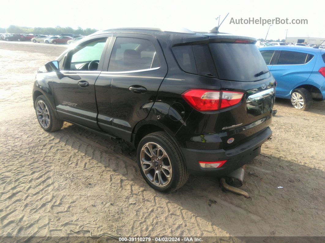 2020 Ford Ecosport Titanium Черный vin: MAJ6S3KL7LC334032