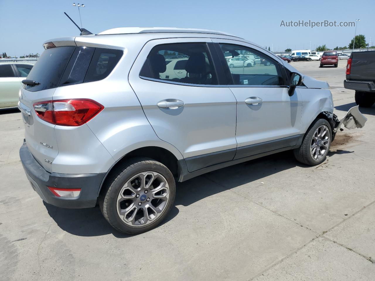 2020 Ford Ecosport Titanium Silver vin: MAJ6S3KL7LC353096