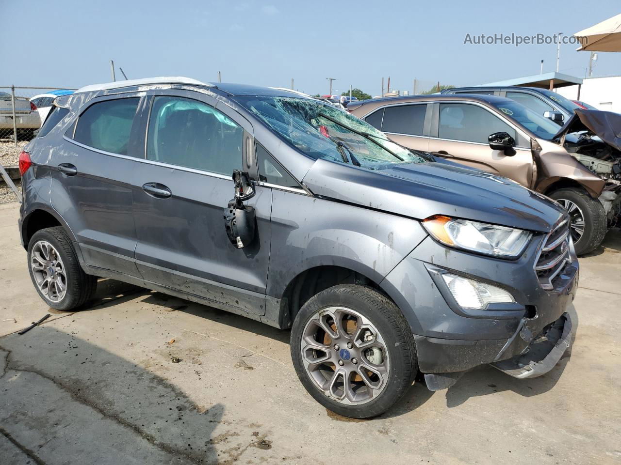 2020 Ford Ecosport Titanium Gray vin: MAJ6S3KL7LC357181