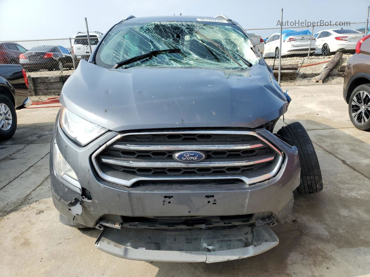 2020 Ford Ecosport Titanium Gray vin: MAJ6S3KL7LC357181