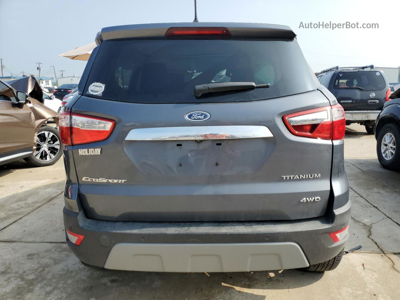 2020 Ford Ecosport Titanium Gray vin: MAJ6S3KL7LC357181