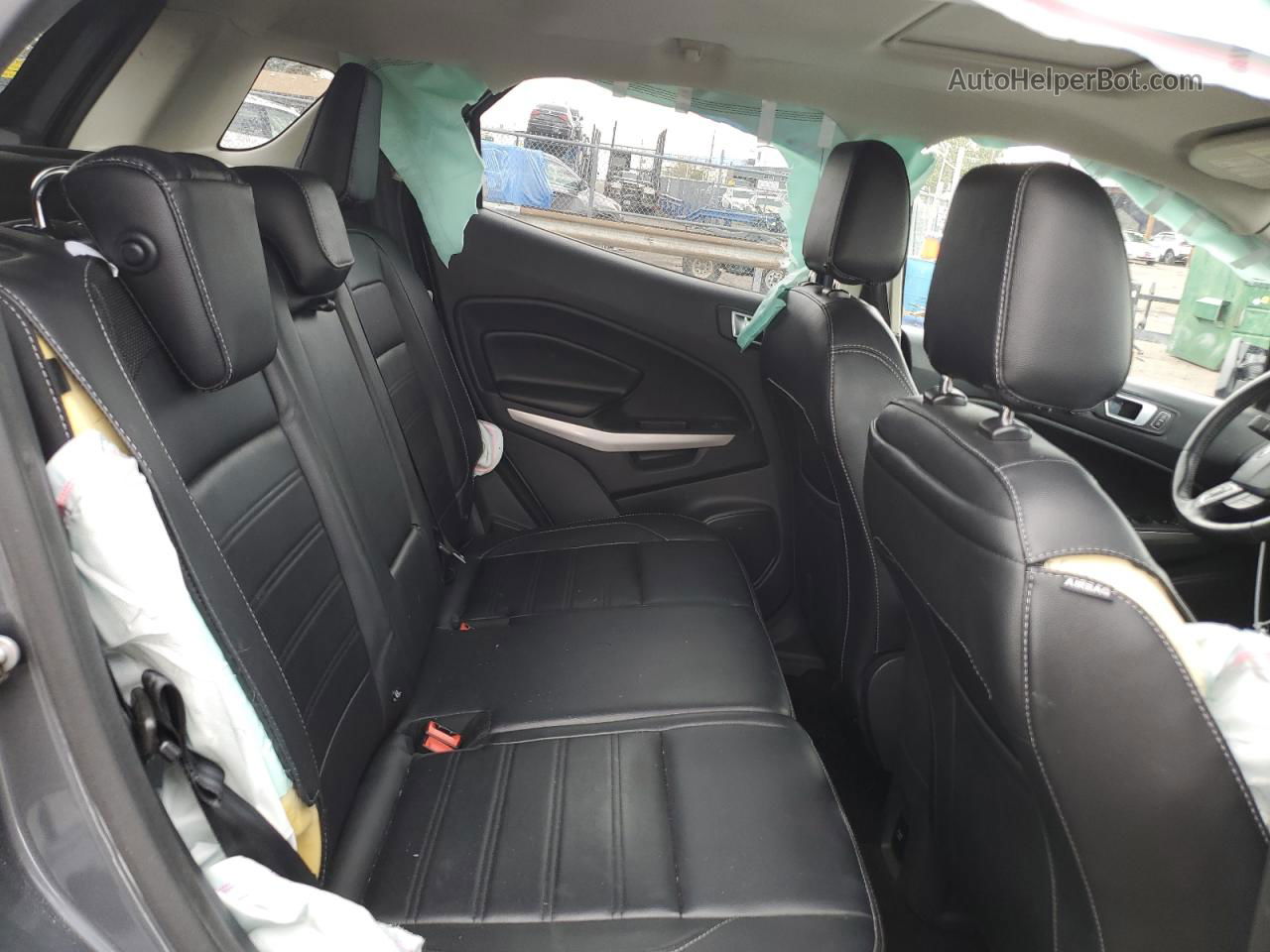 2019 Ford Ecosport Titanium Gray vin: MAJ6S3KL8KC254706