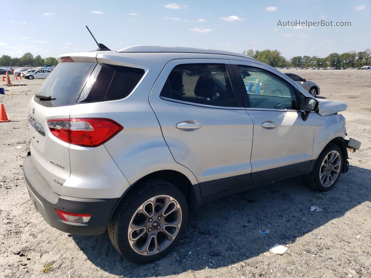 2019 Ford Ecosport Titanium Silver vin: MAJ6S3KL8KC283428