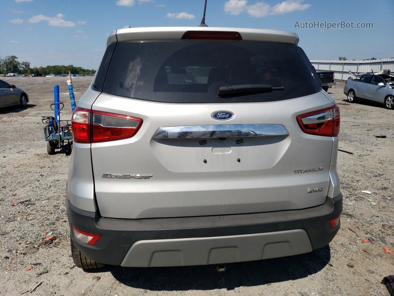 2019 Ford Ecosport Titanium Silver vin: MAJ6S3KL8KC283428