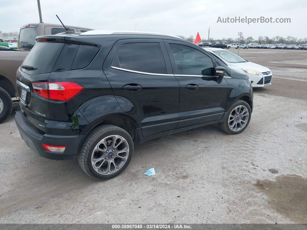 2019 Ford Ecosport Titanium Black vin: MAJ6S3KL8KC296146