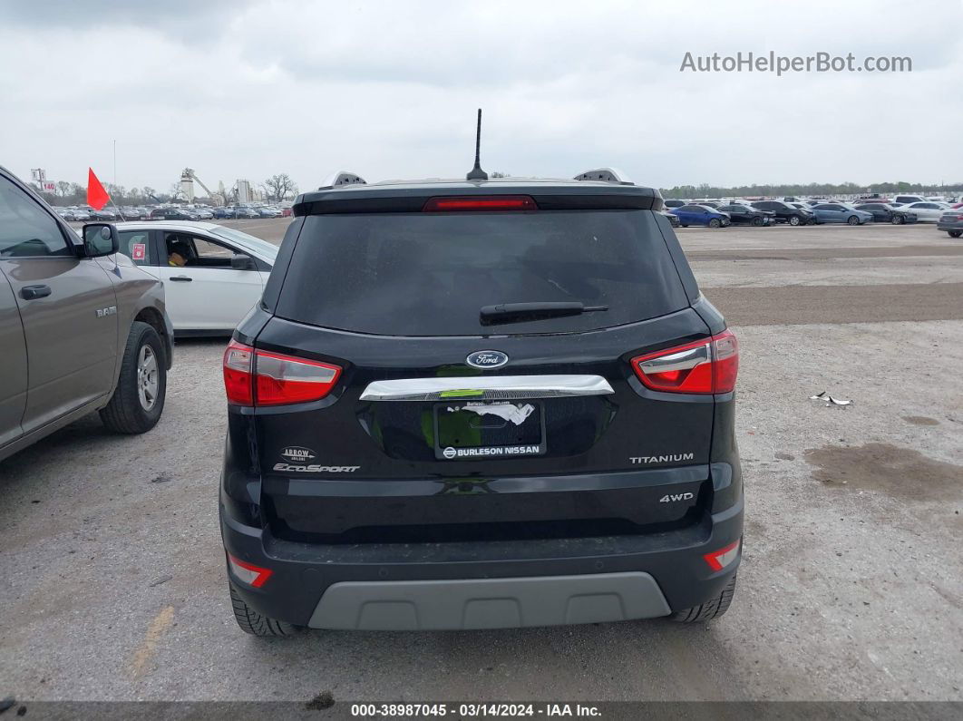 2019 Ford Ecosport Titanium Black vin: MAJ6S3KL8KC296146