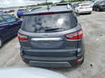 2019 Ford Ecosport Titanium Gray vin: MAJ6S3KL8KC296664