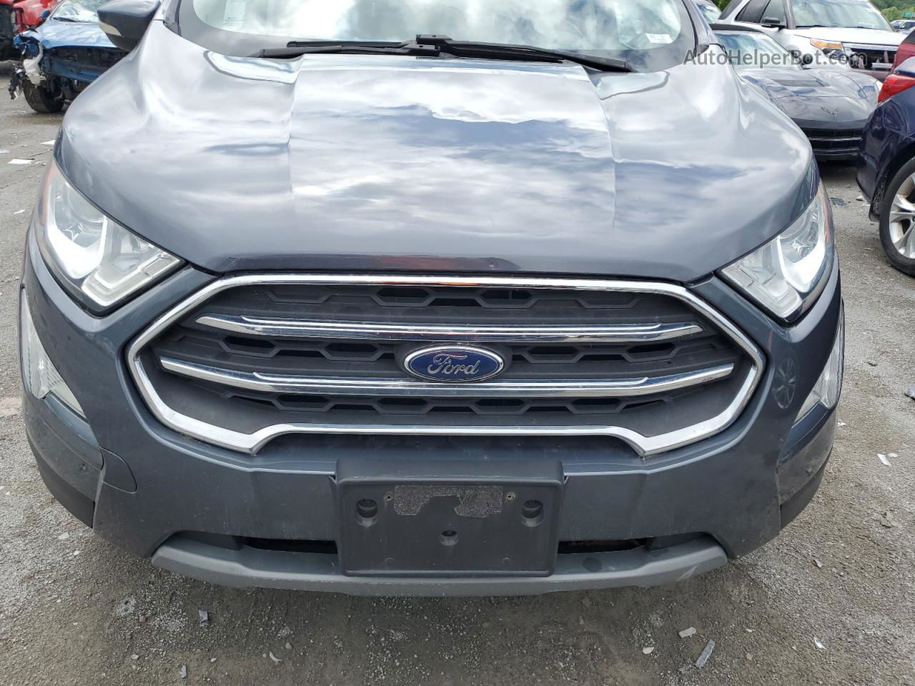 2019 Ford Ecosport Titanium Gray vin: MAJ6S3KL8KC296664