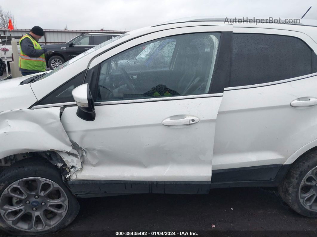 2020 Ford Ecosport Titanium White vin: MAJ6S3KL8LC330801