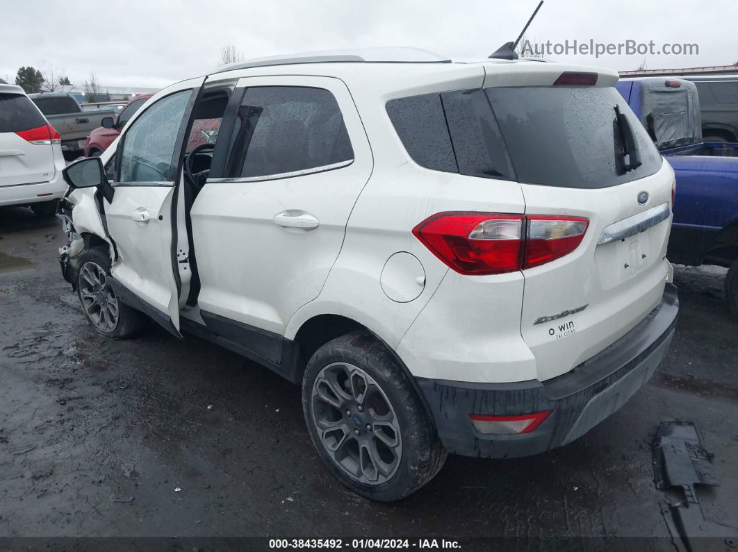 2020 Ford Ecosport Titanium Белый vin: MAJ6S3KL8LC330801