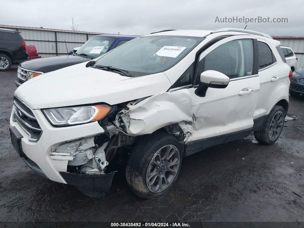 2020 Ford Ecosport Titanium White vin: MAJ6S3KL8LC330801