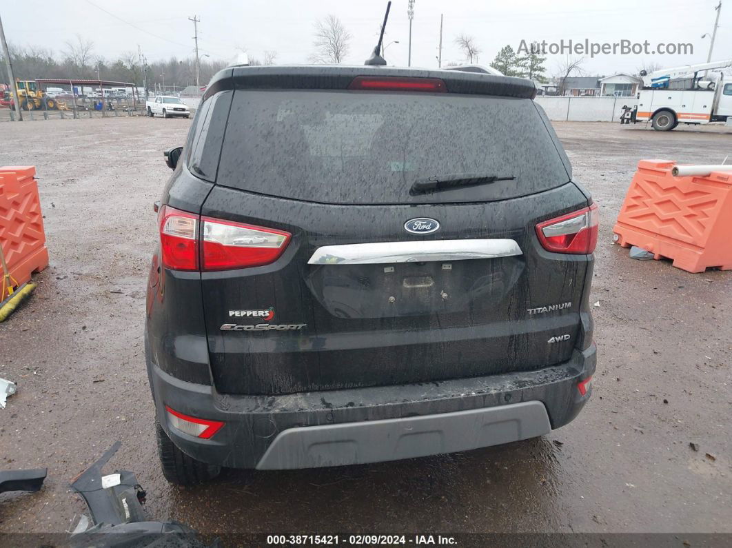 2019 Ford Ecosport Titanium Black vin: MAJ6S3KL9KC283292