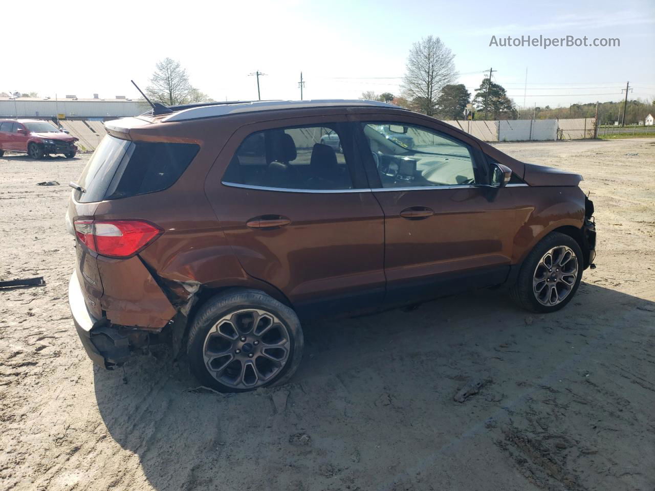 2019 Ford Ecosport Titanium Brown vin: MAJ6S3KL9KC310524