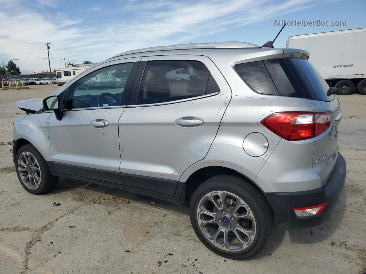 2020 Ford Ecosport Titanium Silver vin: MAJ6S3KL9LC312209