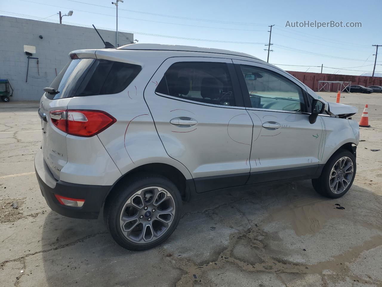 2020 Ford Ecosport Titanium Silver vin: MAJ6S3KL9LC312209