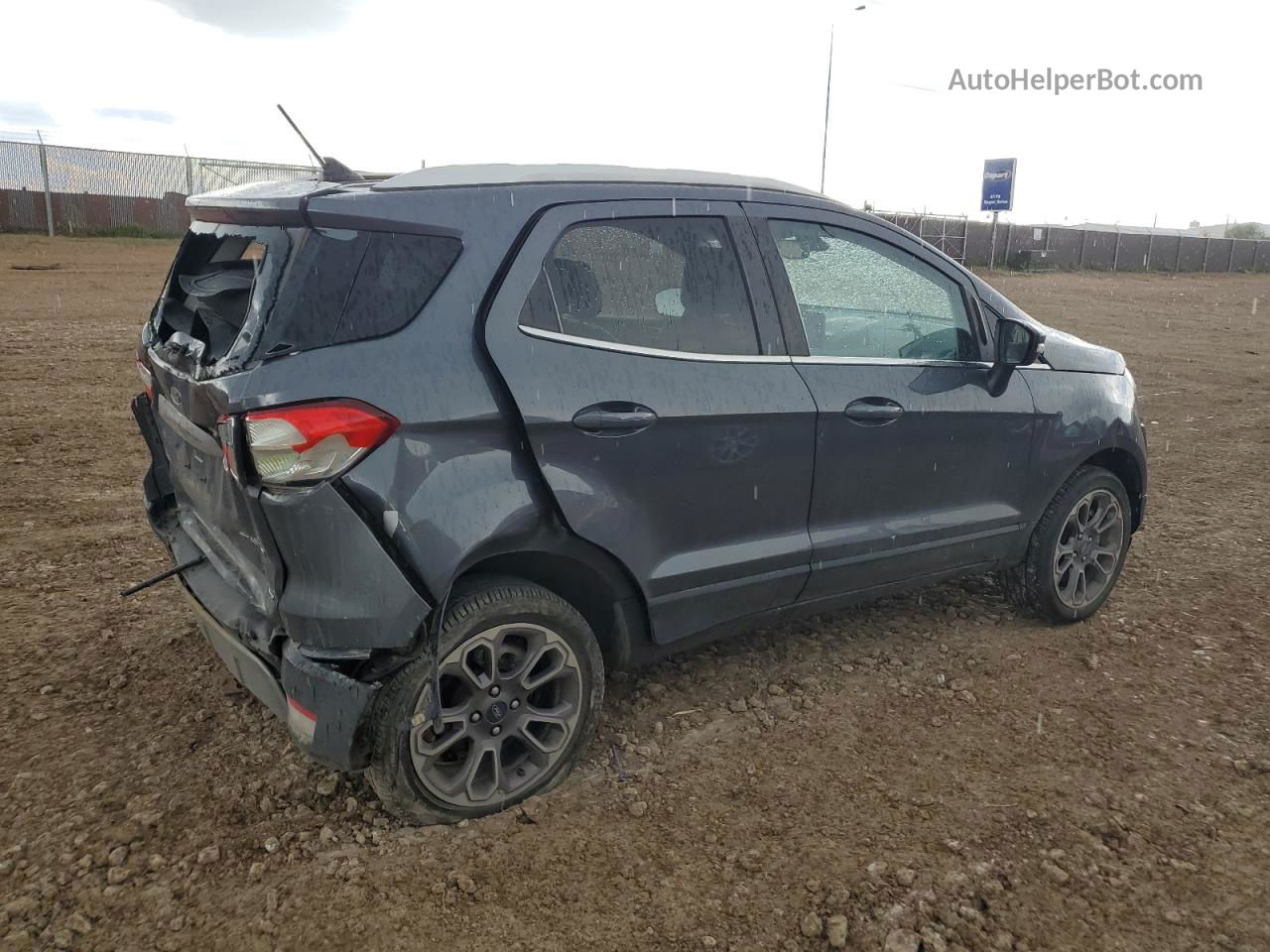 2020 Ford Ecosport Titanium Угольный vin: MAJ6S3KL9LC316115