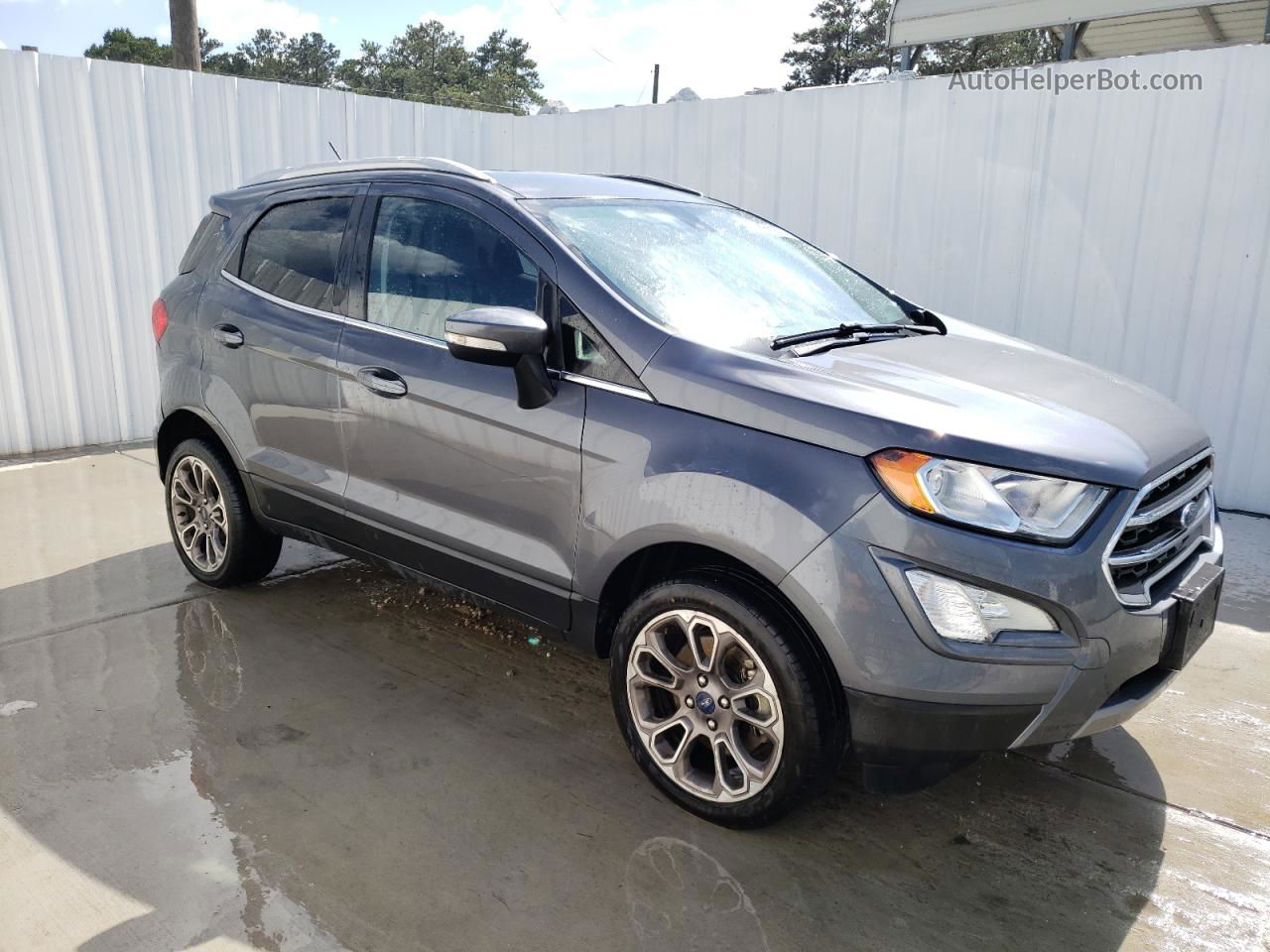 2020 Ford Ecosport Titanium Gray vin: MAJ6S3KL9LC352810