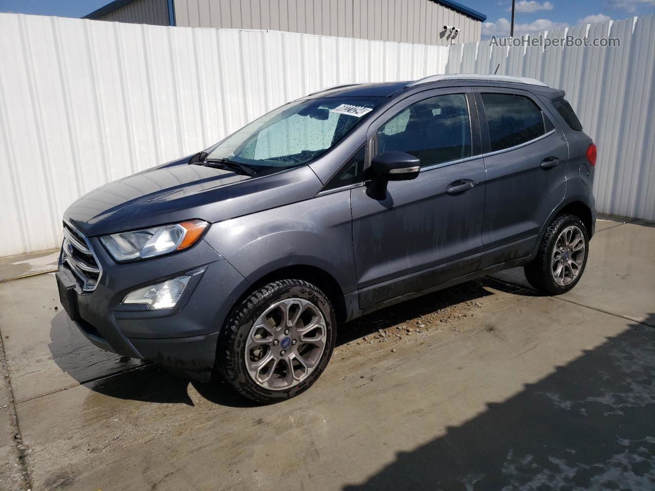 2020 Ford Ecosport Titanium Gray vin: MAJ6S3KL9LC352810