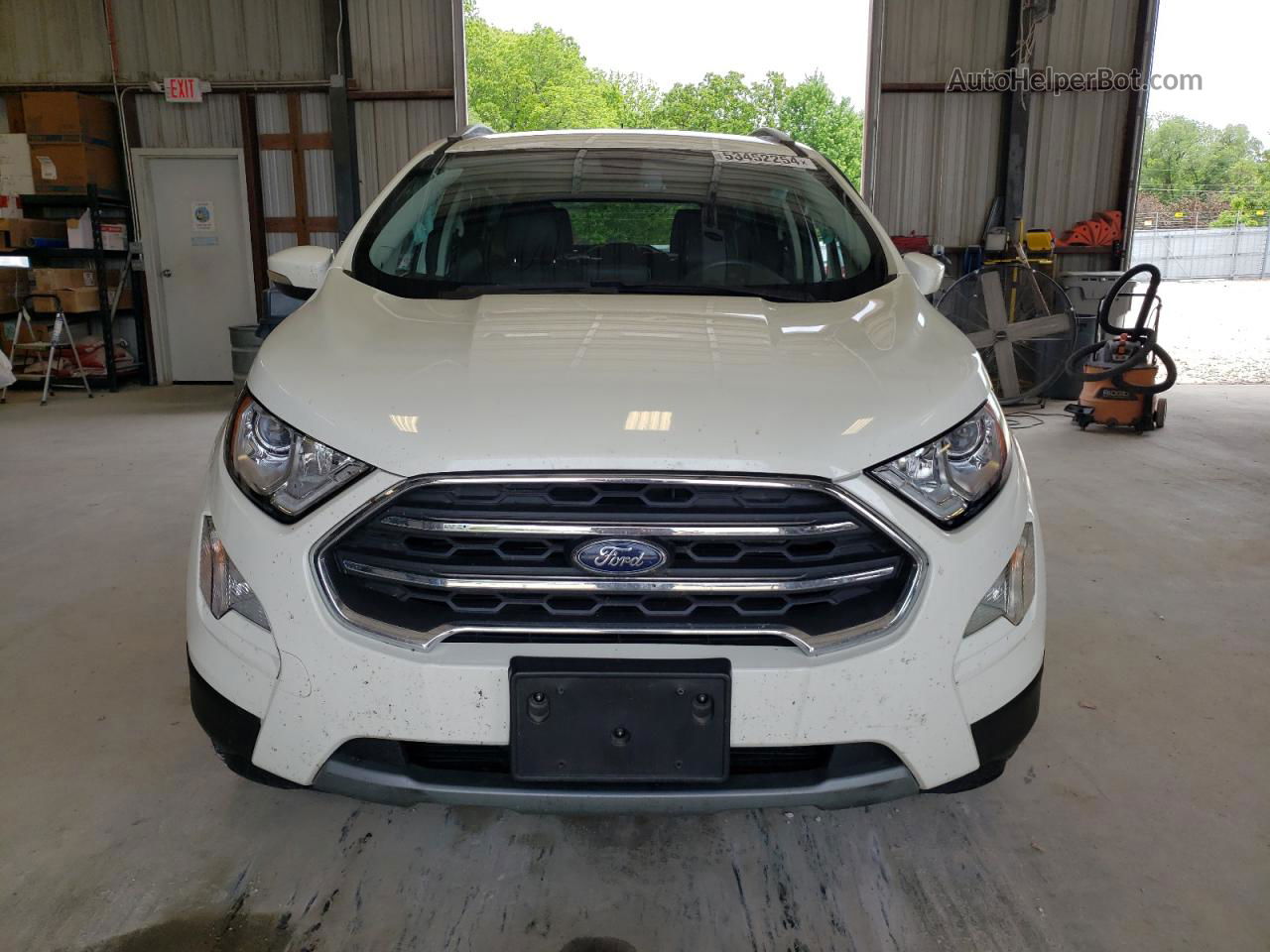 2020 Ford Ecosport Titanium White vin: MAJ6S3KL9LC371115