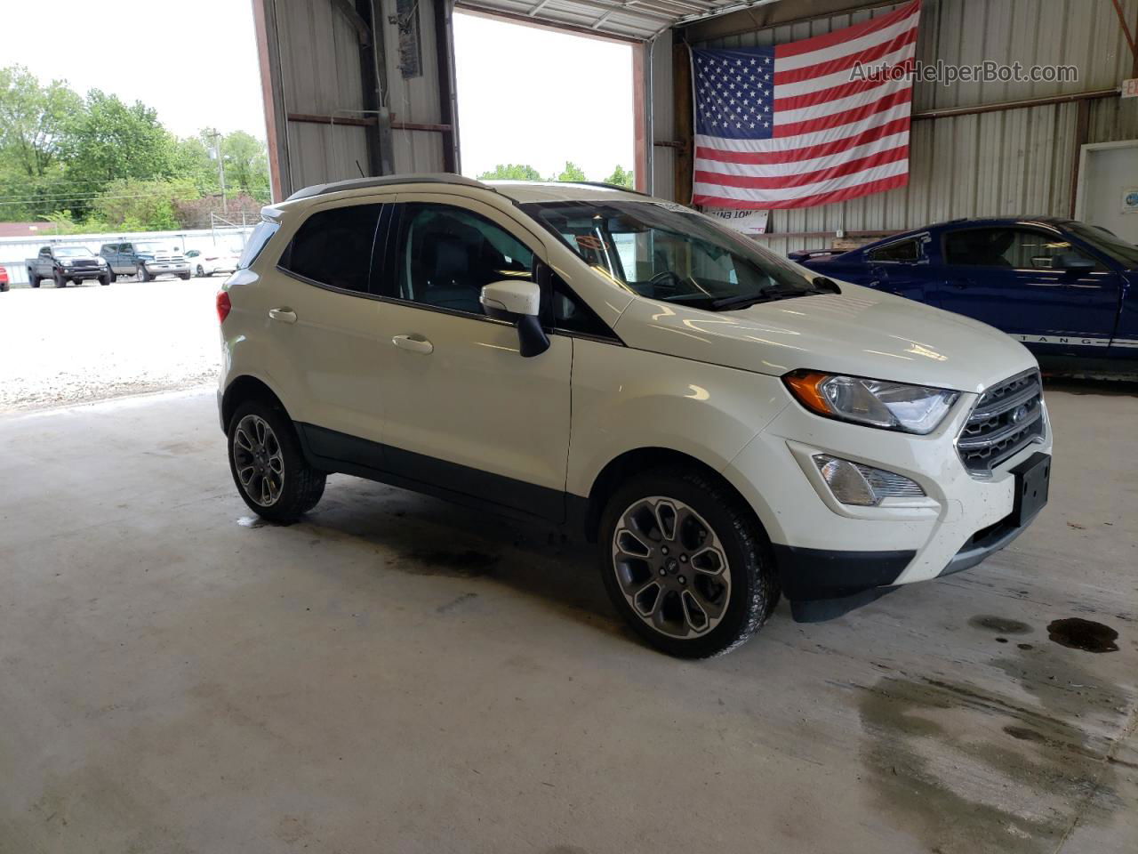 2020 Ford Ecosport Titanium White vin: MAJ6S3KL9LC371115