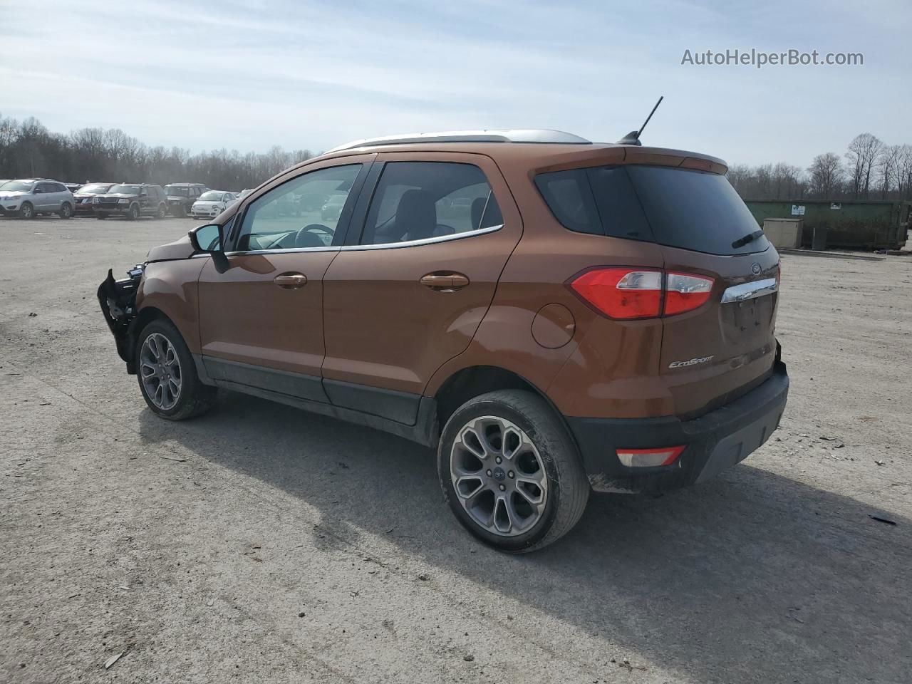 2019 Ford Ecosport Titanium Brown vin: MAJ6S3KLXKC294303