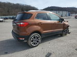 2019 Ford Ecosport Titanium Brown vin: MAJ6S3KLXKC294303