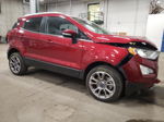 2019 Ford Ecosport Titanium Красный vin: MAJ6S3KLXKC309432