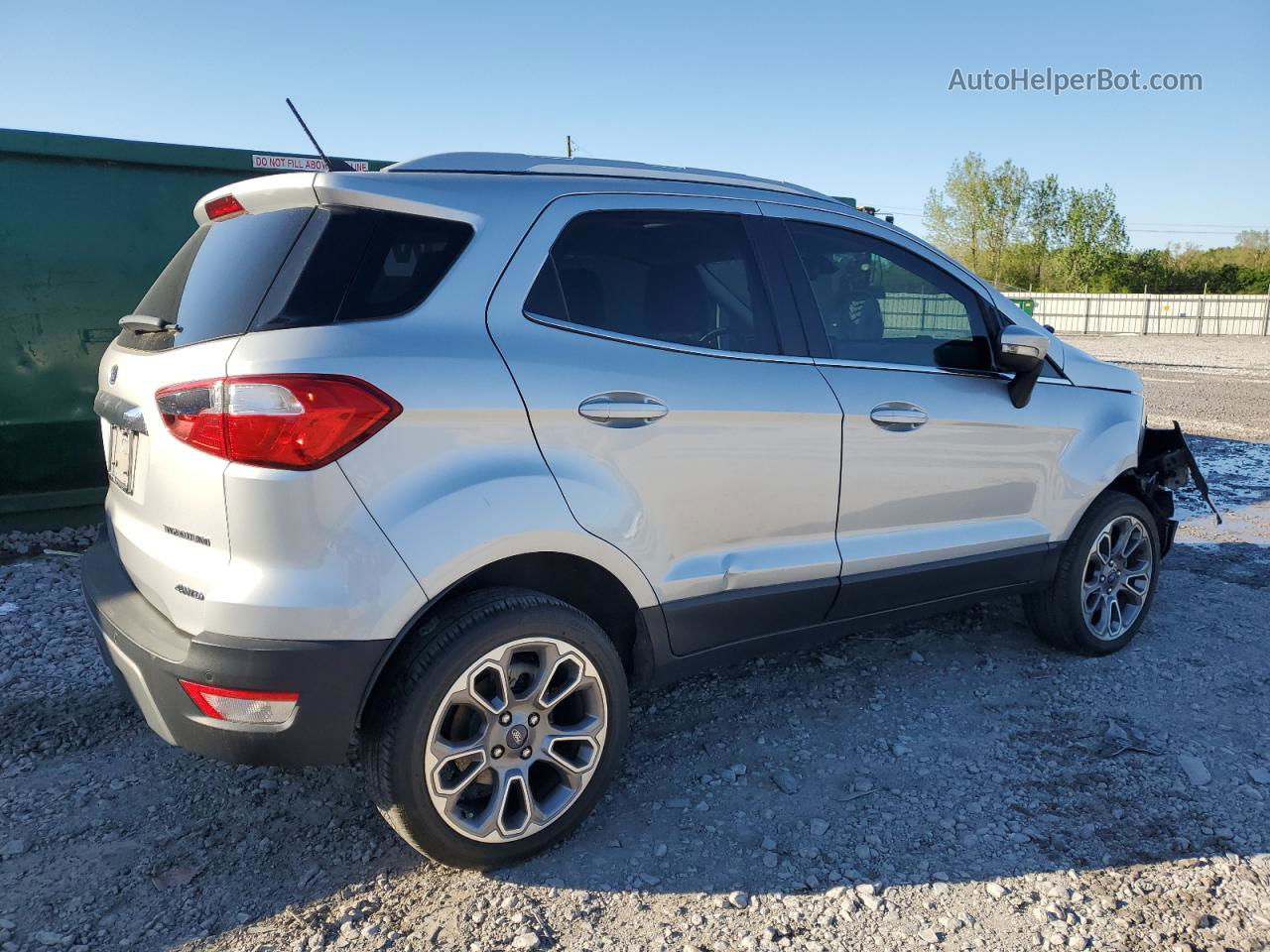 2020 Ford Ecosport Titanium Silver vin: MAJ6S3KLXLC393480