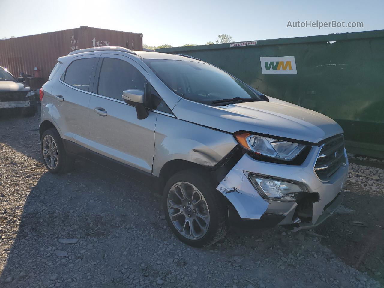 2020 Ford Ecosport Titanium Silver vin: MAJ6S3KLXLC393480