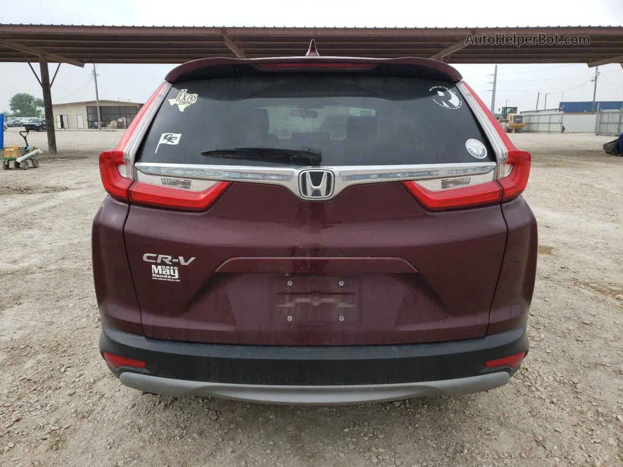 2018 Honda Cr-v Ex Maroon vin: 7FARW1H52JE037120