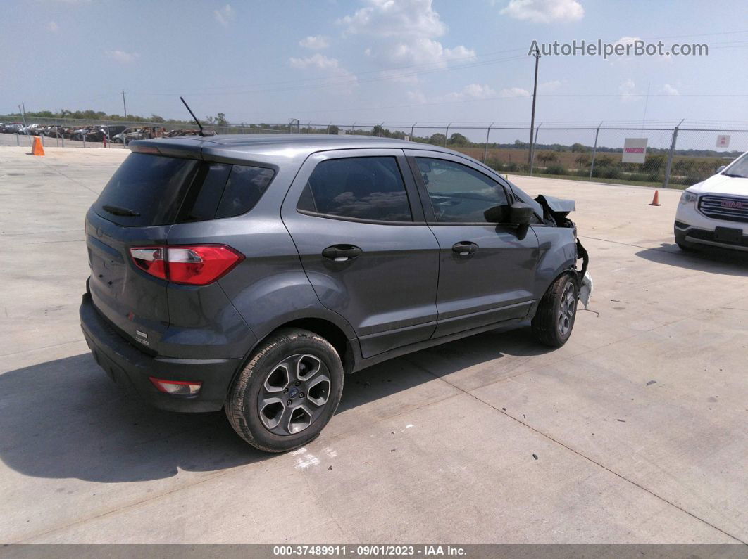 2018 Ford Ecosport S Серый vin: MAJ3P1RE9JC174586