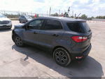 2018 Ford Ecosport S Gray vin: MAJ3P1RE9JC174586