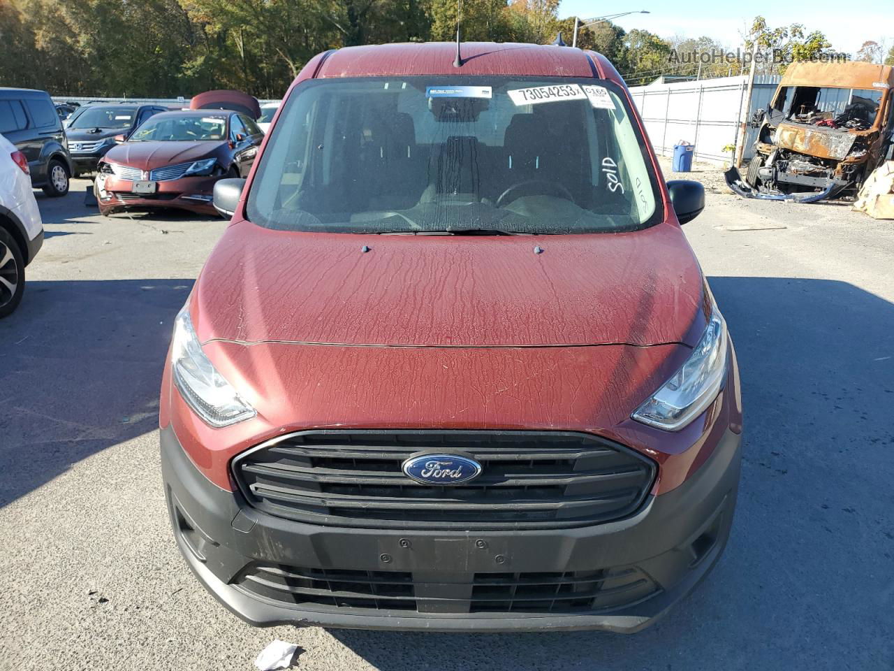 2020 Ford Transit Connect Xl Maroon vin: NM0GE9E2XL1446506