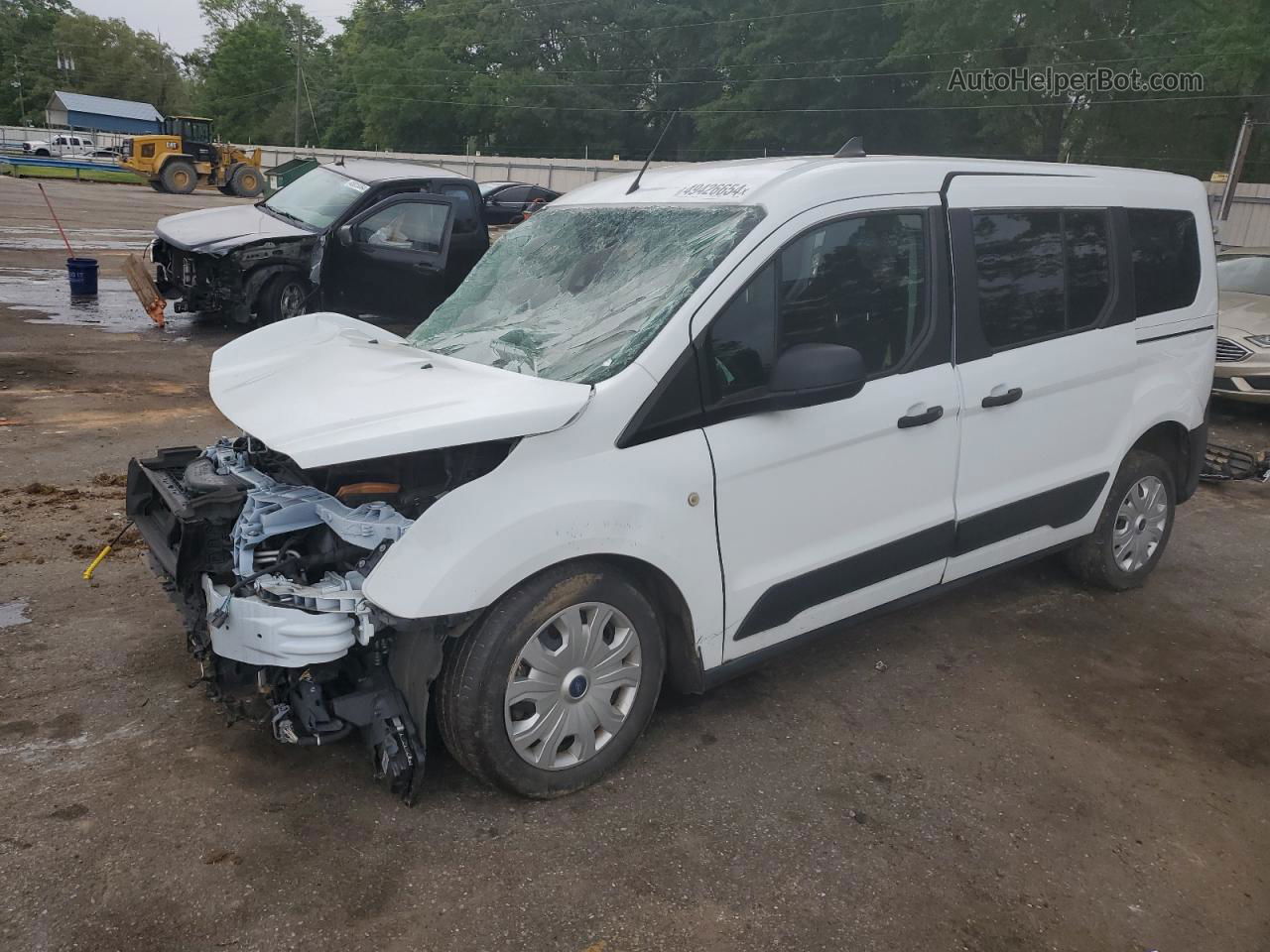 2020 Ford Transit Connect Xl White vin: NM0GE9E2XL1446974