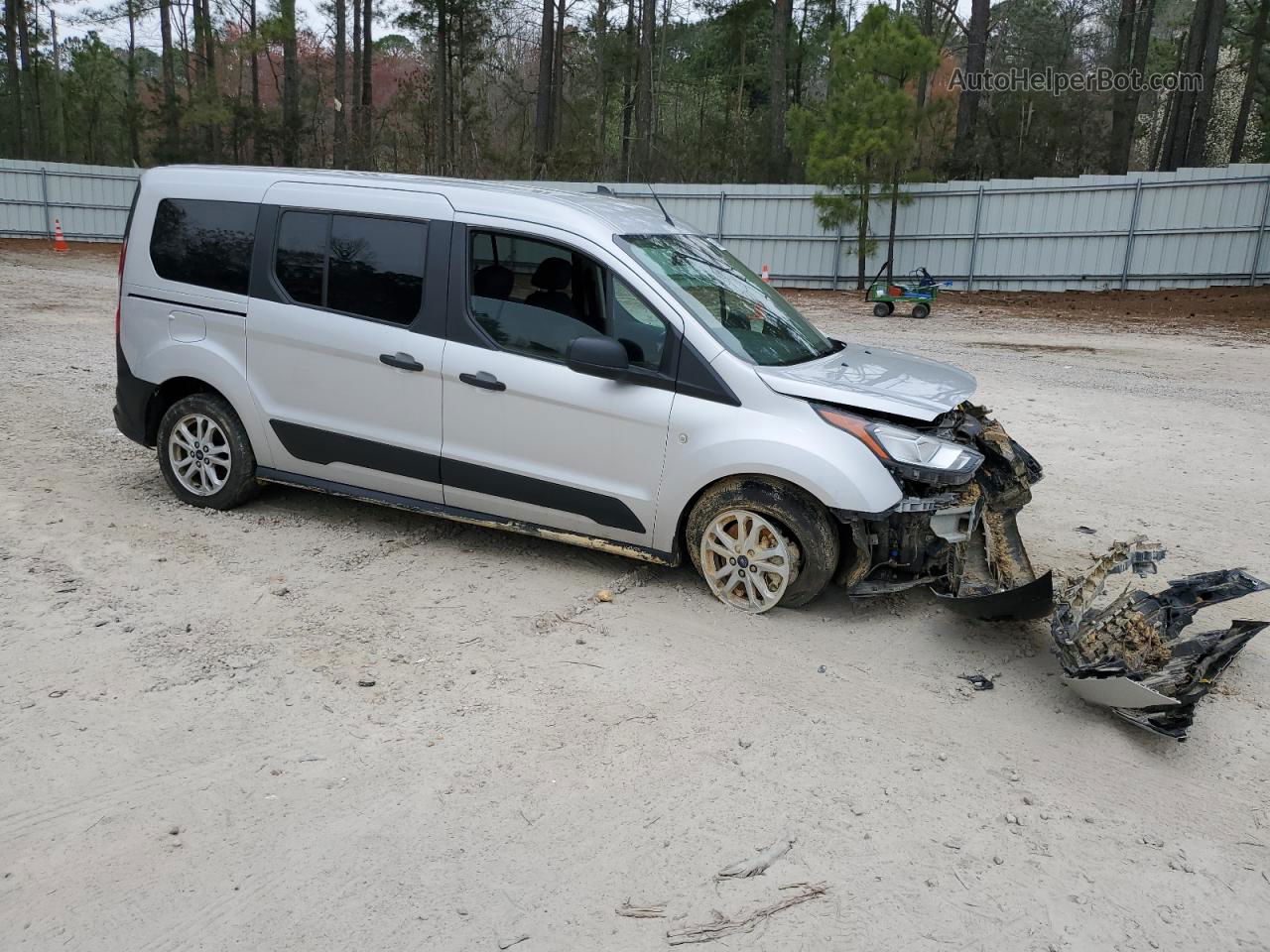 2020 Ford Transit Connect Xl Silver vin: NM0GE9E2XL1456128