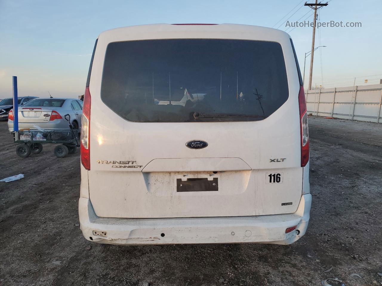 2020 Ford Transit Connect Xlt Белый vin: NM0GE9F24L1447844