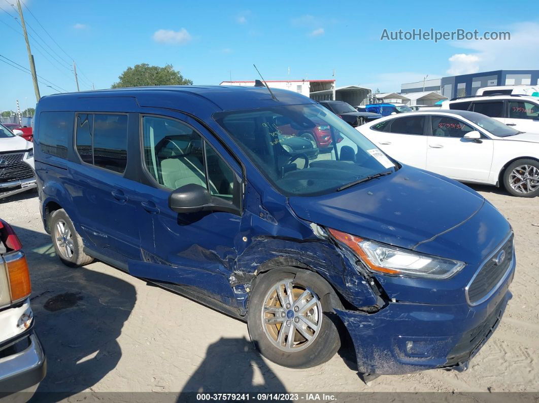 2020 Ford Transit Connect Wagon Xlt Blue vin: NM0GE9F27L1464685